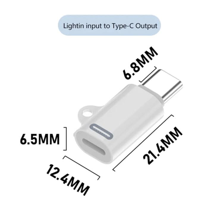 8 Pin Female to USB-C / Type-C Male Adapter Gen2, Supports PD Fast Charging