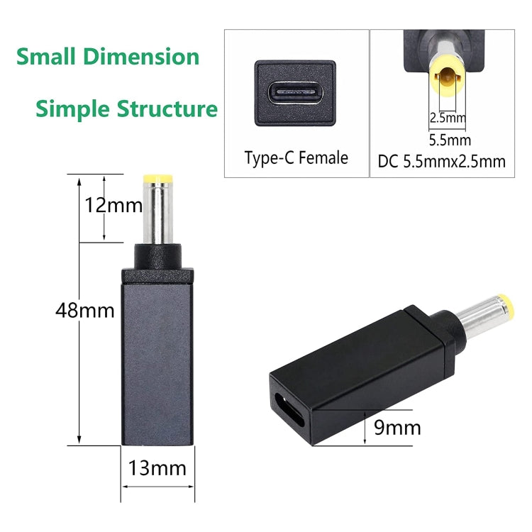 PD 18.5V-20V 5.5x2.5mm Male Adapter Connector