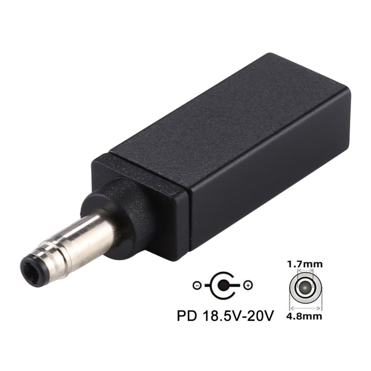 PD 18.5V-20V 4.8x1.7mm Male Adapter Connector My Store