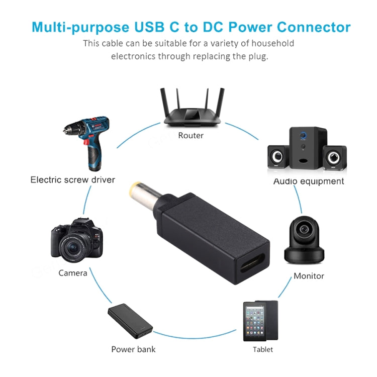 PD 18.5V-20V 5.5x1.7mm Male Adapter Connector