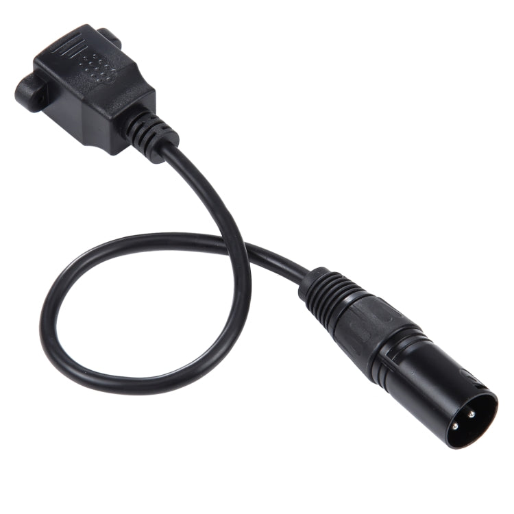 3-pin XLR Male to RJ45 Female Ethernet LAN Network Extension Cable, Cable Length: 30cm-Reluova