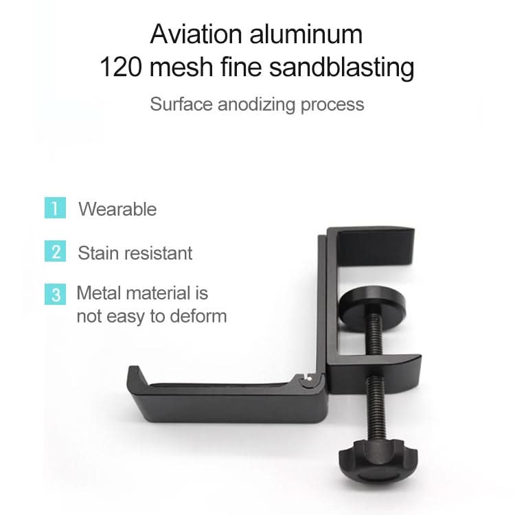 Paste Screw Type Metal Foldable Headset Stand Display Hanger