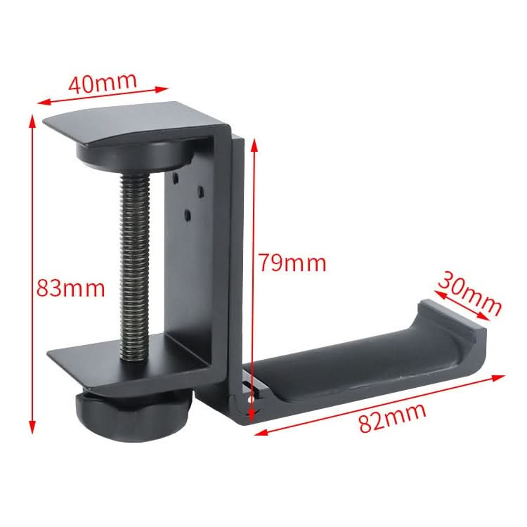 Desktop Lock Clip Type Metal Foldable Headset Stand Display Hanger