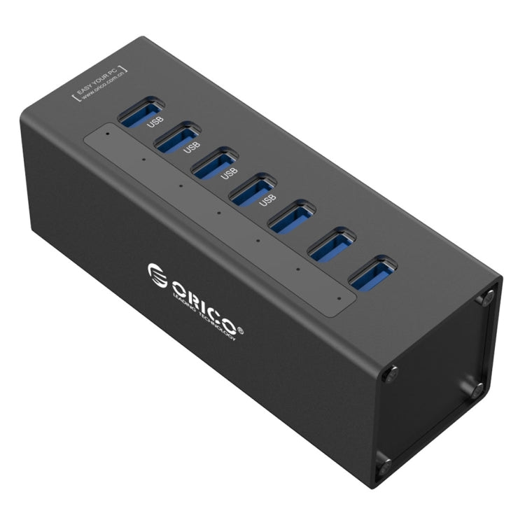 ORICO A3H7 Aluminum High Speed 7 Ports USB 3.0 HUB with 12V/2.5A Power Supply for Laptops My Store