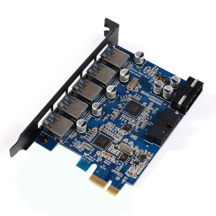 ORICO PVU3-5O2I USB3.0 * 5 + 20Pin Slot * 1 PCI Express Card for Desktop, 5Gbps Superspeed Data Transmission My Store