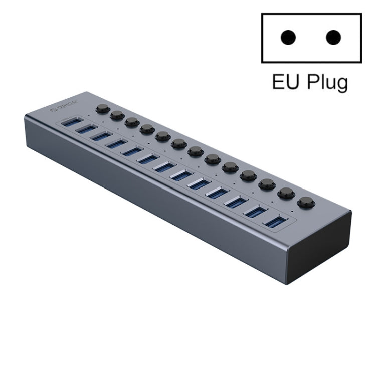 ORICO BT2U3-13AB-GY-BP Multi-Ports Individual Switches HUB, UK Plug My Store