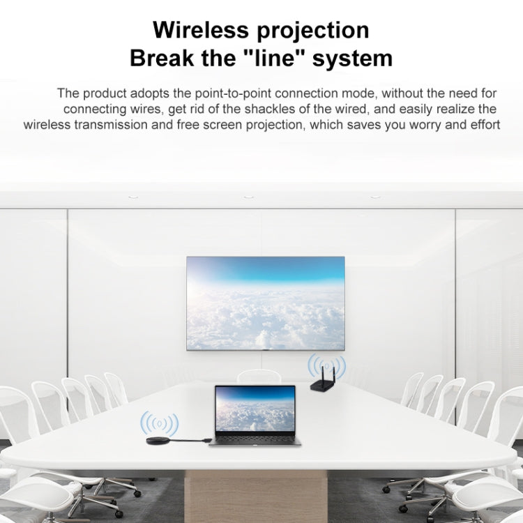 Measy A20W Wireless HDMI Transmitter and Receiver, Transmission Distance: 50m My Store