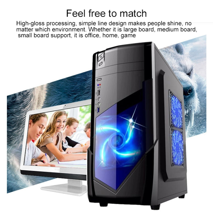 1728 USB 3.0 Main Chassis 440x180x480mm Micro-ATX / ATX PC PC Desktop Game Computer Case