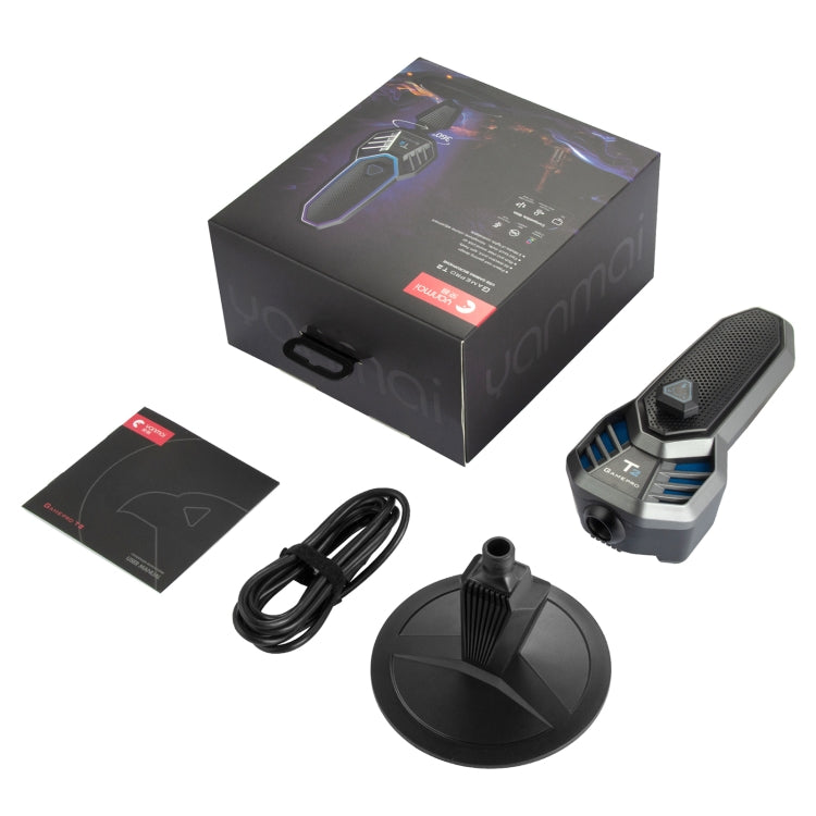 Yanmai T2 USB Gaming Condenser Microphone with RGB Lighting