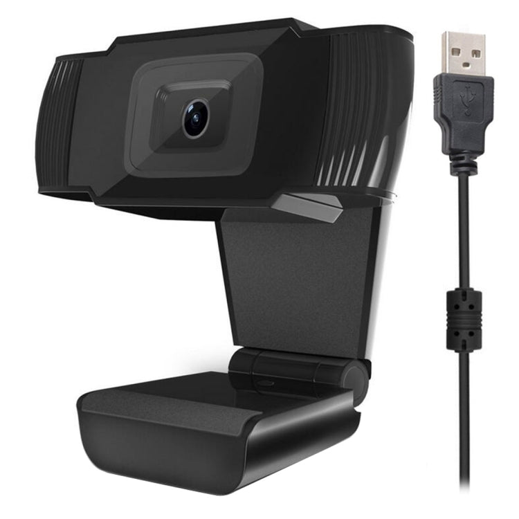 A870 480P Pixels HD 360 Degree WebCam USB 2.0 PC Camera with Microphone for Skype Computer PC Laptop, Cable Length: 1.4m My Store