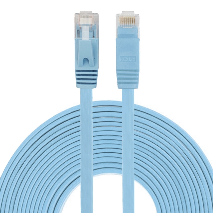 8m CAT6 Ultra-thin Flat Ethernet Network LAN Cable, Patch Lead RJ45