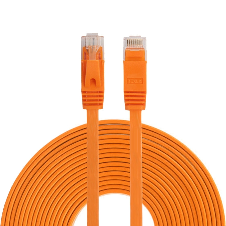 10m CAT6 Ultra-thin Flat Ethernet Network LAN Cable, Patch Lead RJ45