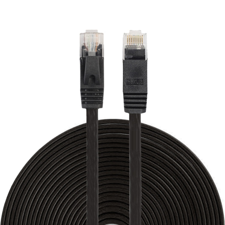 15m CAT6 Ultra-thin Flat Ethernet Network LAN Cable, Patch Lead RJ45