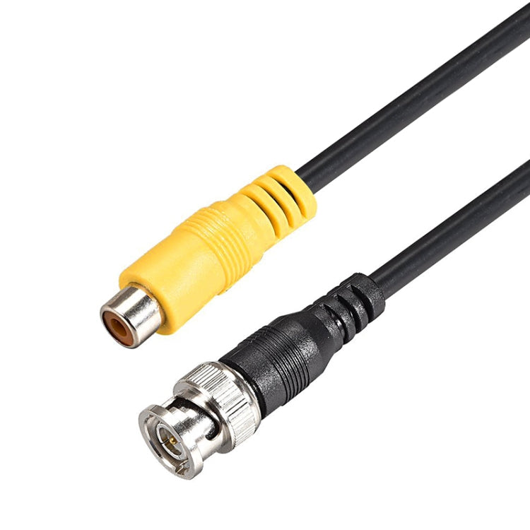 BNC Male To RCA Female Connection Cable Copper HD Video Coaxial Cable Monitoring Cable, Length: 1m Reluova