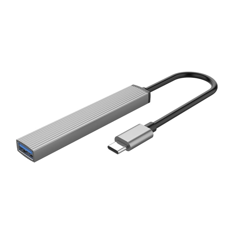 ORICO-AH-13-GY-BP USB 3.0 x 1 + USB 2.0 x 3 to USB-C / Type-C HUB Adapter My Store