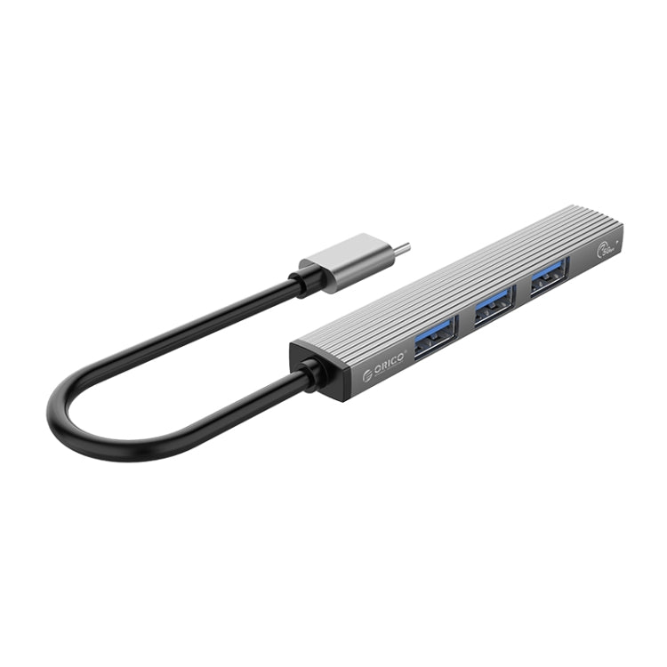 ORICO-AH-13-GY-BP USB 3.0 x 1 + USB 2.0 x 3 to USB-C / Type-C HUB Adapter My Store