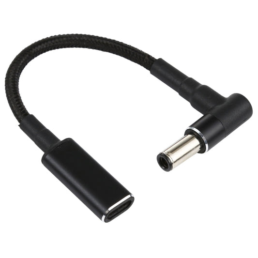 PD 100W 18.5-20V 6.0 x 0.6mm Elbow to USB-C / Type-C Adapter Nylon Braid Cable My Store