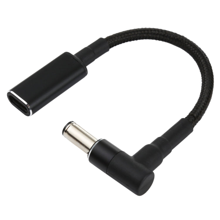 PD 100W 18.5-20V 6.0 x 0.6mm Elbow to USB-C / Type-C Adapter Nylon Braid Cable My Store