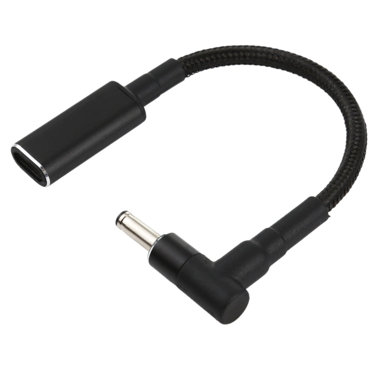 PD 100W 18.5-20V 4.0 x 1.35mm Elbow to USB-C / Type-C Adapter Nylon Braid Cable My Store