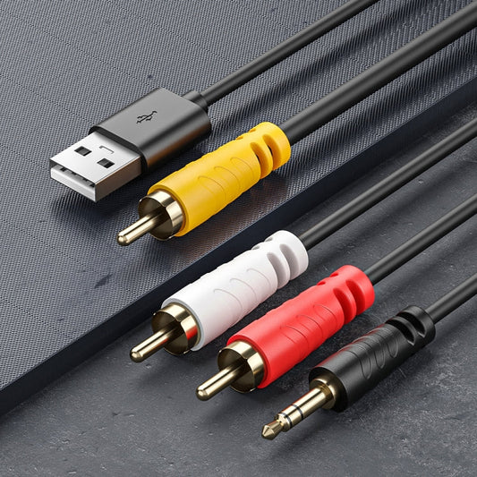 Coaxial Audio to 3.5mm + Dual RCA Converter