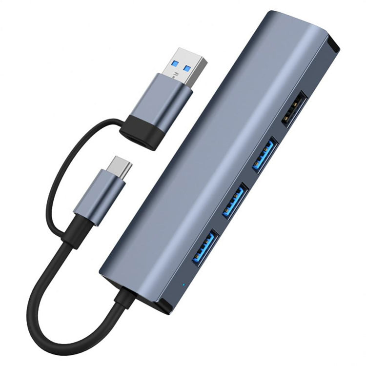 BYL-2208 5 in 2 USB + USB-C / Type-C to USB Multifunctional Docking Station HUB Adapter My Store