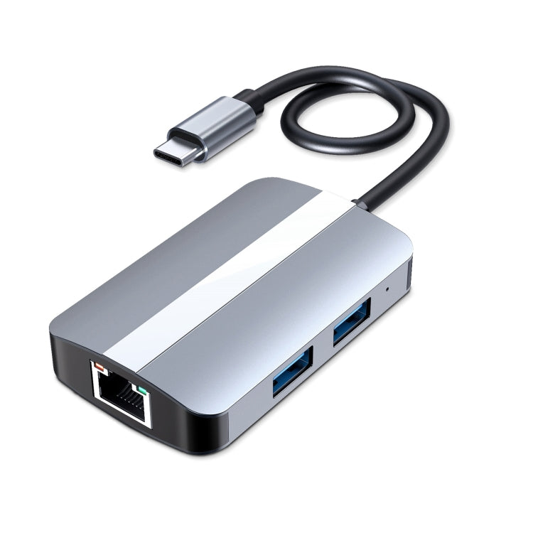 BYL-2112 5 in 1 USB-C / Type-C to USB Multifunctional Docking Station HUB Adapter My Store