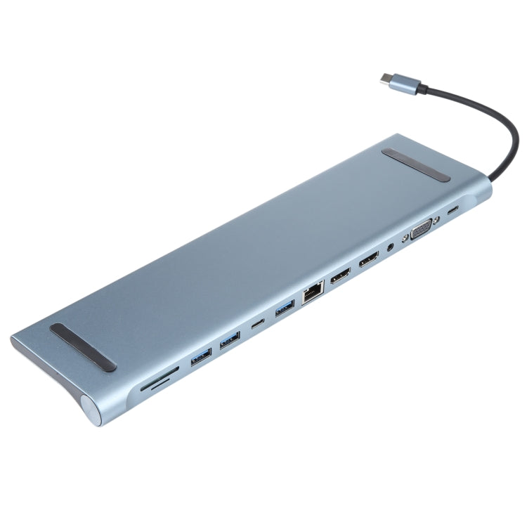 BYL-2003U2 12 in 1 USB-C / Type-C to USB Multifunctional Docking Station HUB Adapter My Store