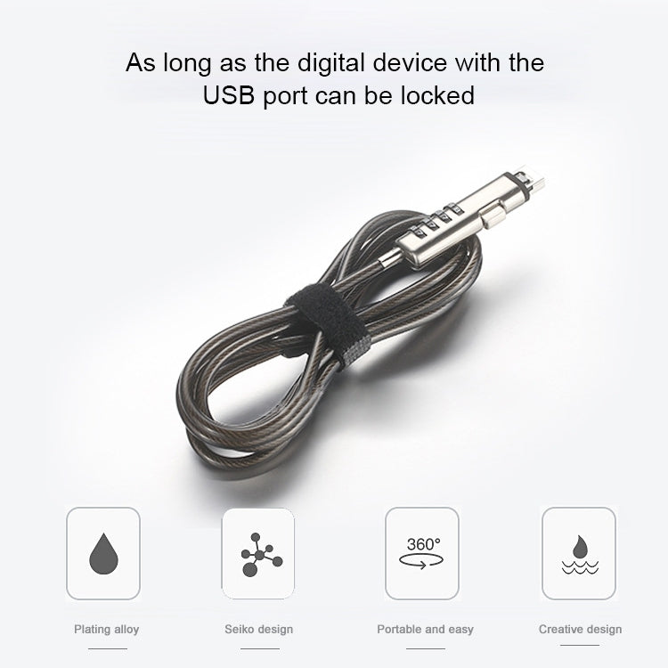 Universal USB Interface Laptop Security Lock My Store