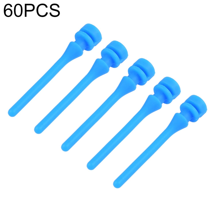 60 PCS 40mm Anti Vibration Soft Damping Nail Rubber Silicone Computer Fan Screw