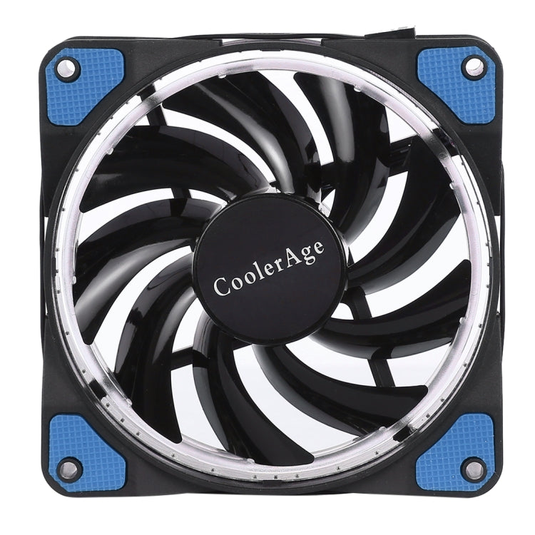 Color LED 12cm 4pin Computer Components Chassis Fan Computer Host Cooling Fan Silent Fan Cooling with Red Light My Store