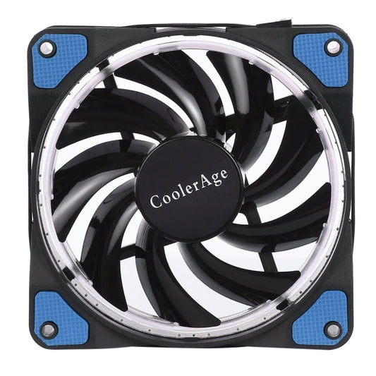 Color LED 12cm 4pin Computer Components Chassis Fan Computer Host Cooling Fan Silent Fan Cooling with Red Light