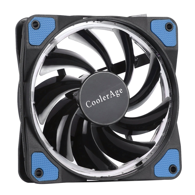 Color LED 12cm 4pin Computer Components Chassis Fan Computer Host Cooling Fan Silent Fan Cooling with Red Light My Store