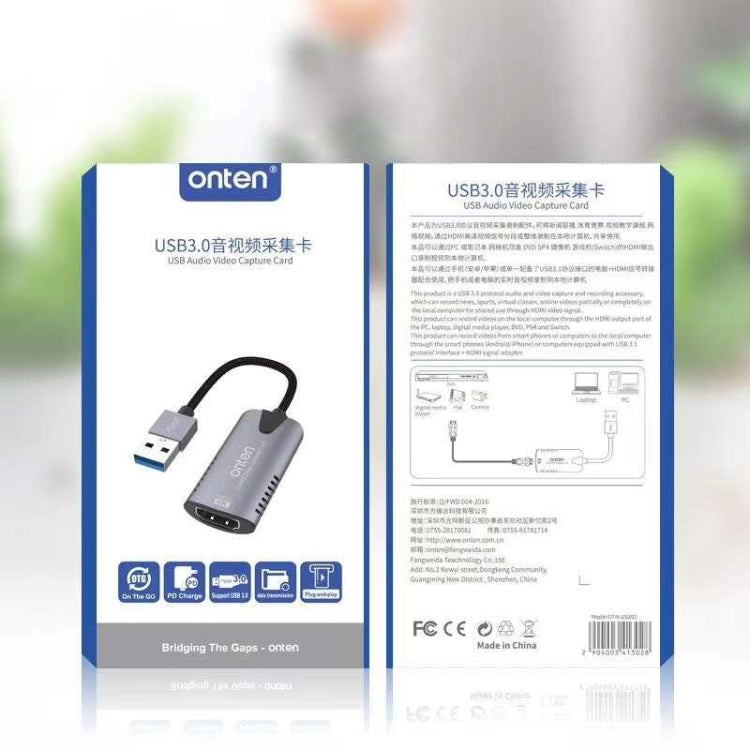 Onten US302 USB3.0 Audio Video Capture Card My Store