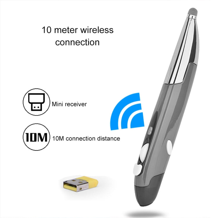 PR-06S 4-keys Smart Wireless Optical Mouse with Stylus Pen Function, Support Voice Operation / Translation My Store