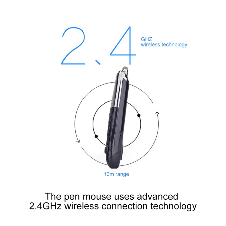 PR-08 6-keys Smart Wireless Optical Mouse with Stylus Pen & Laser Function My Store