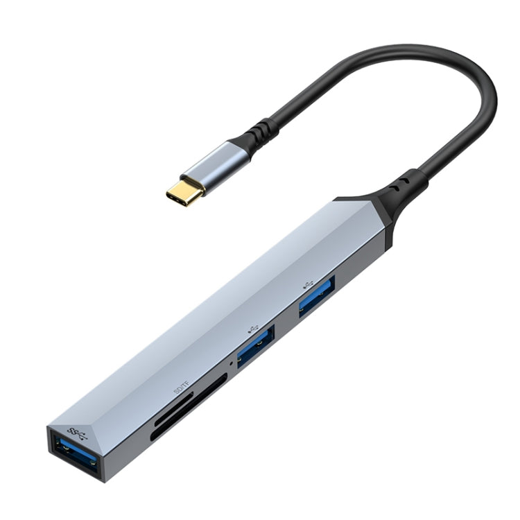 V253 5 в 1 USB-C/Type-C на USB многофункциональная док-станция HUB адаптер