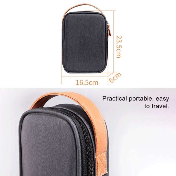 Multi-function Headphone Charger Data Cable Storage Bag, Ultra Fiber Portable Power Pack, Size: L, 16.5x6x23.5cm My Store