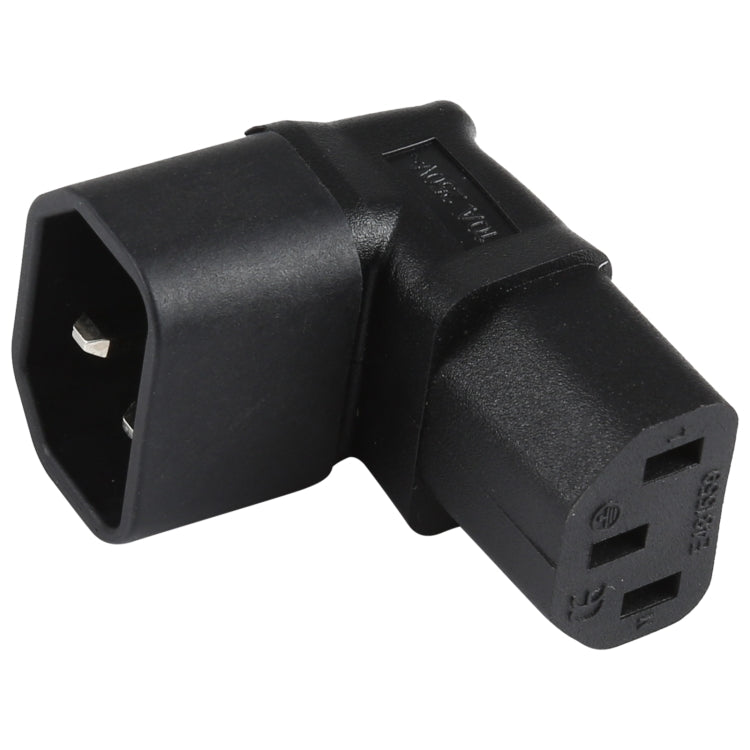 C13 to C14 Elbow (Up) AC Power Plug Adapter Converter Socket My Store