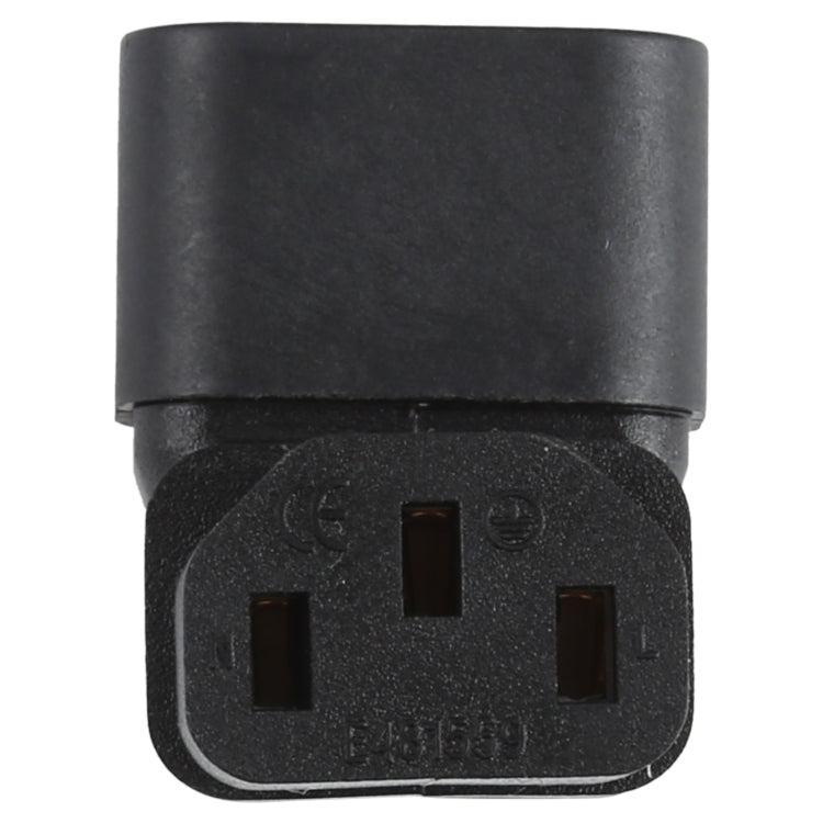 C13 to C14 Elbow (Up) AC Power Plug Adapter Converter Socket My Store