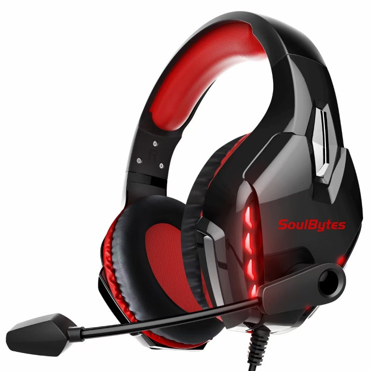 Soulbytes S11 USB + 3.5mm 4 Pin Adjustable LED Light Gaming Headset with Mic My Store