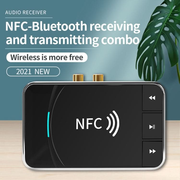 N100 NFC Desktop Bluetooth 5.0  Receiver & Transmitter Car Bluetooth Speaker Audio Adapter