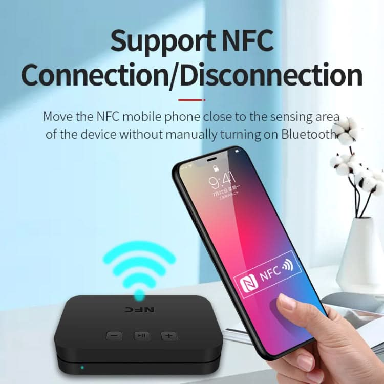 TI-800 NFC Desktop Bluetooth 5.0  Adapter Music Receiver for USB Drive Reads Bluetooth Speaker