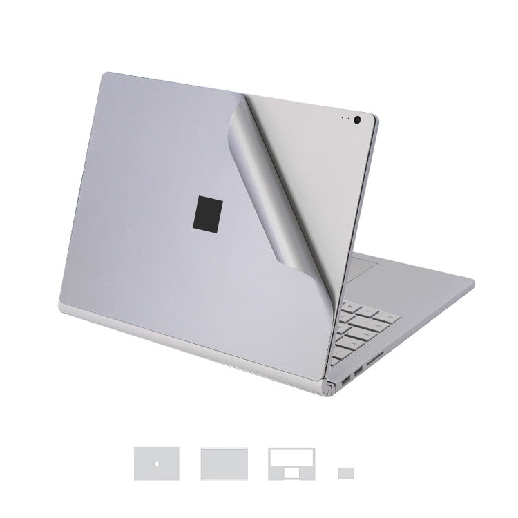 4-in-1-Set mit Schutzfolien und Aufklebern für die Notebook-Hülle für Microsoft Surface Book 13,5 Zoll