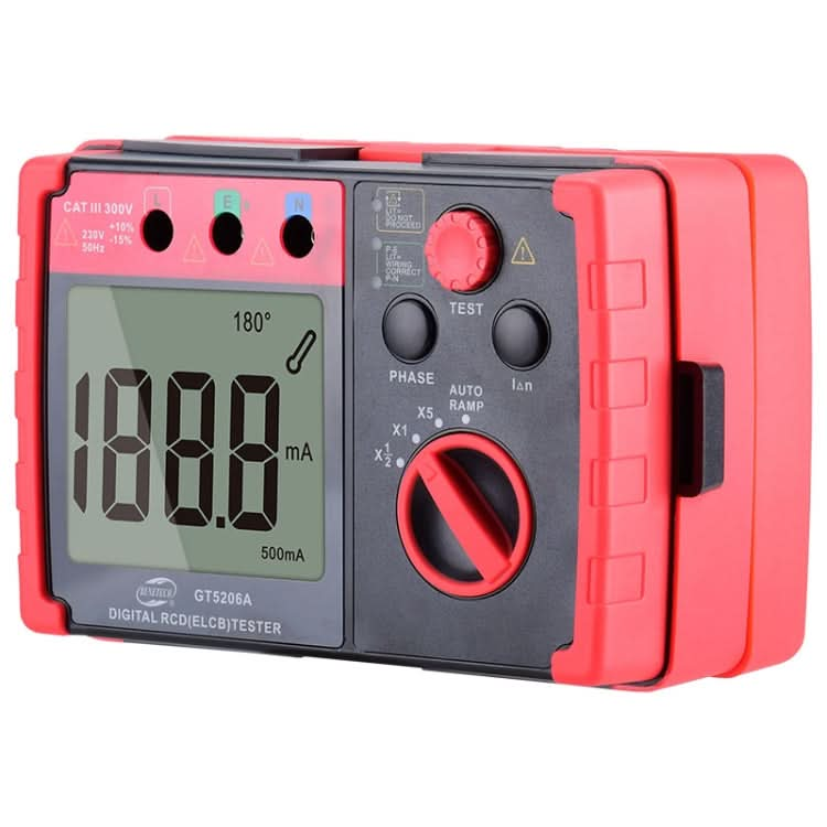 BENETECH GT5206A Professional LCD Digital Leakage Protector Switch Tester My Store