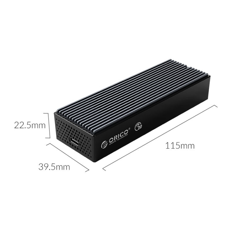 ORICO M2PVC3-G20-GY-BP USB3.2 20Gbps M.2 NVMe SSD Enclosure