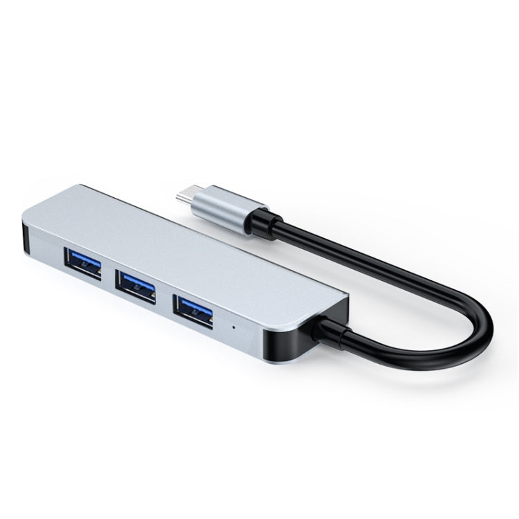 BYL-2013T 4 in 1 USB-C / Type-C to USB 3.0 x 1 + USB 2.0 x 3 HUB Adapter My Store