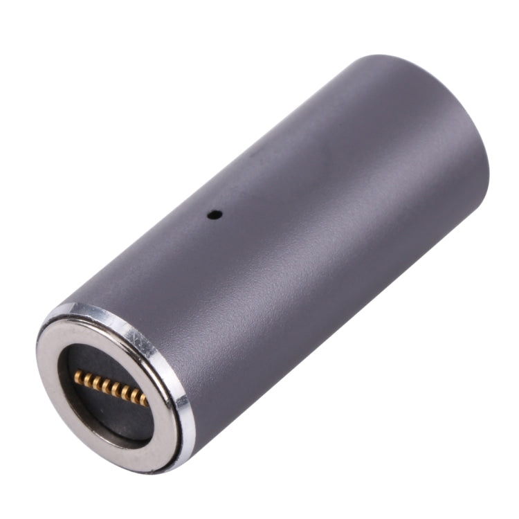 5.5 x 2.1mm to 8 Pin Magnetic DC Round Head Free Plug Charging Adapter