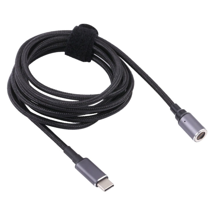 USB-C / Type-C Male to 8 Pin Magnetic DC Round Head Free Plug Charging Adapter Cable