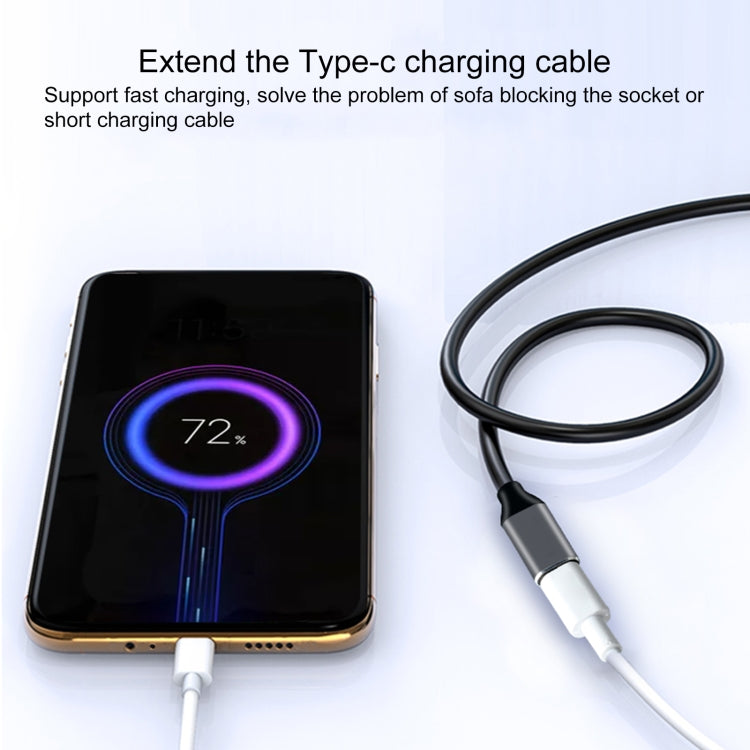 USB-C / Type-C Male to USB-C / Type-C Female Adapter Cable, Cable Length: 50cm