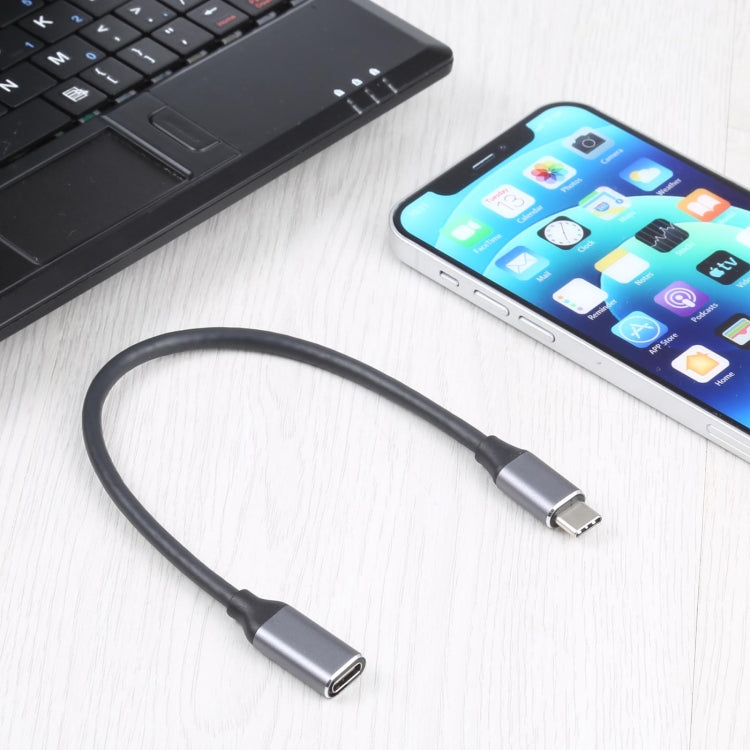 USB-C / Type-C Male to USB-C / Type-C Female Adapter Cable, Cable Length: 25cm My Store